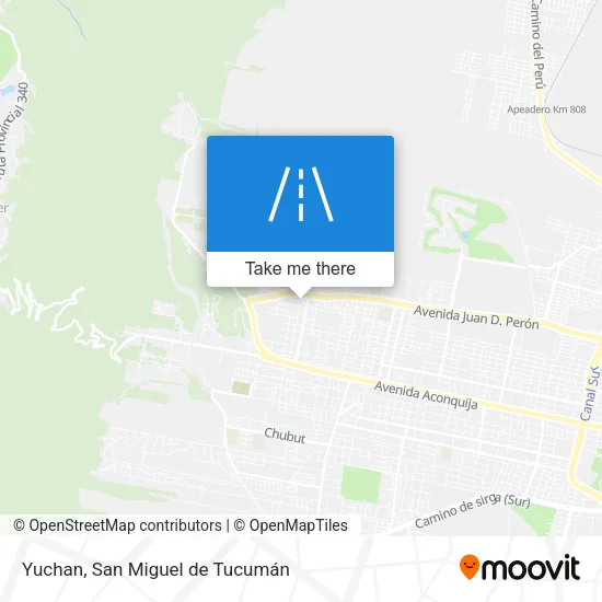 Mapa de Yuchan