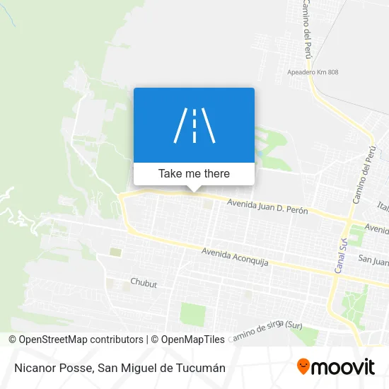Mapa de Nicanor Posse