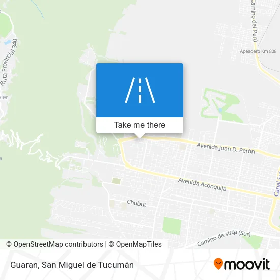 Mapa de Guaran