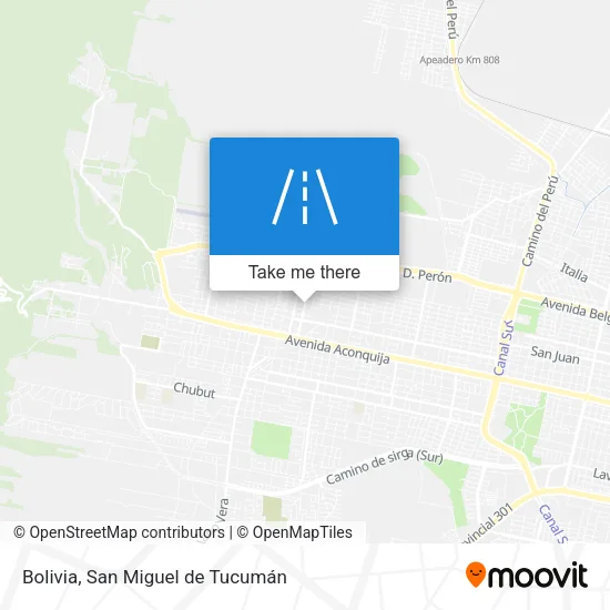 Mapa de Bolivia