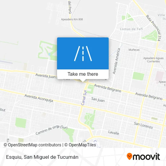 Mapa de Esquiu