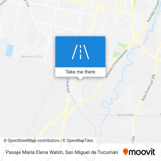 Mapa de Pasaje María Elena Walsh