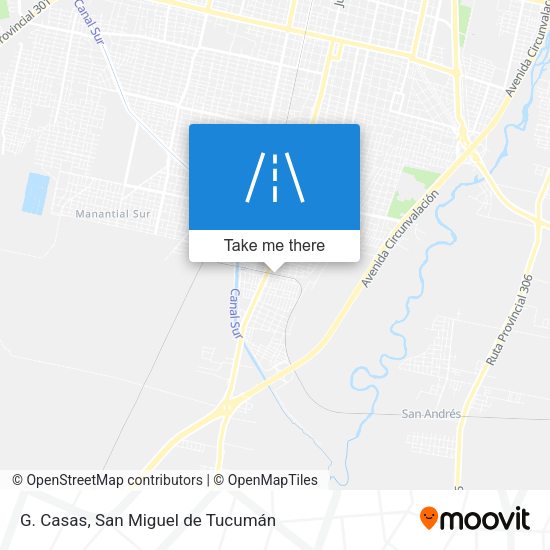 Mapa de G. Casas