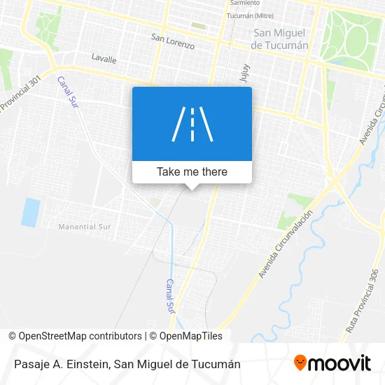 Mapa de Pasaje A. Einstein