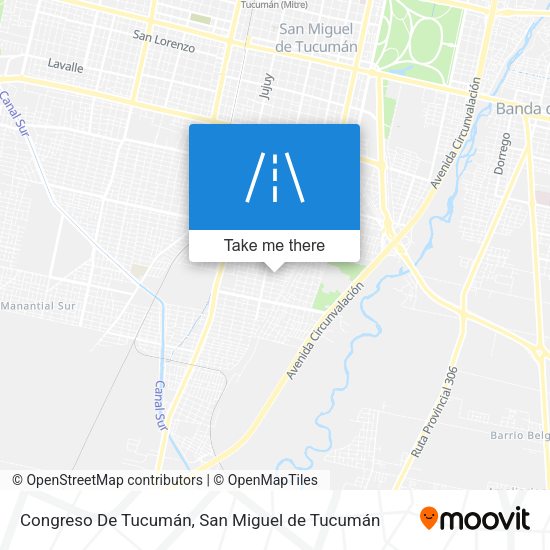 Mapa de Congreso De Tucumán