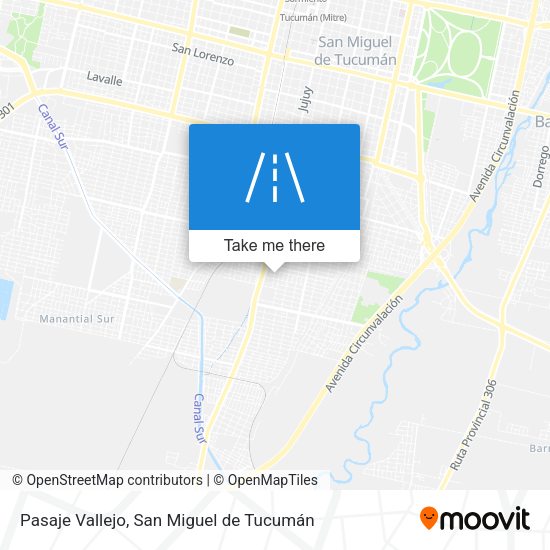 Mapa de Pasaje Vallejo