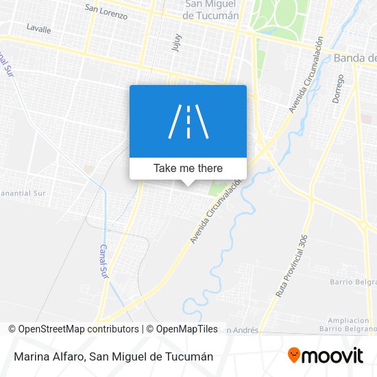 Marina Alfaro map