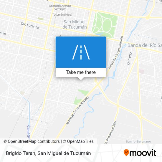 Brigido Teran map