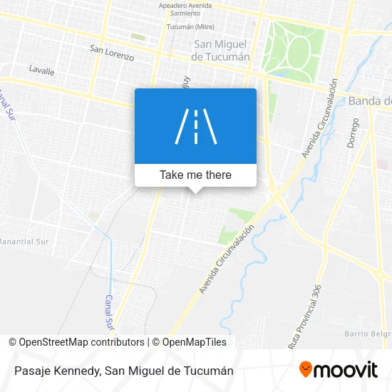 Mapa de Pasaje Kennedy