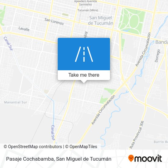 Mapa de Pasaje Cochabamba