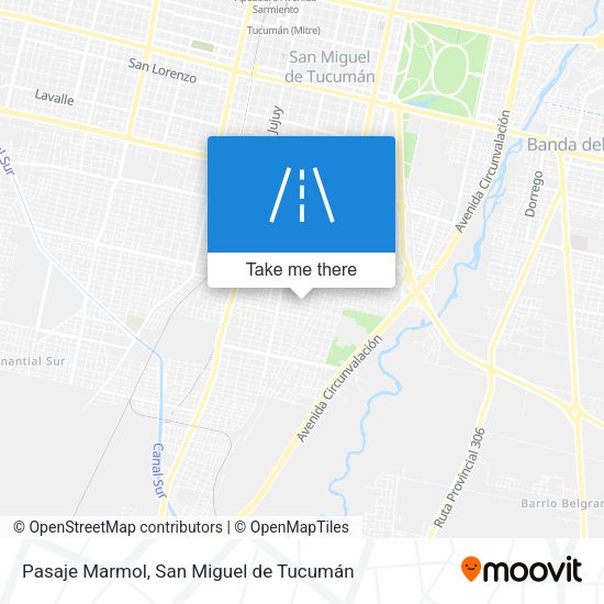 Mapa de Pasaje Marmol