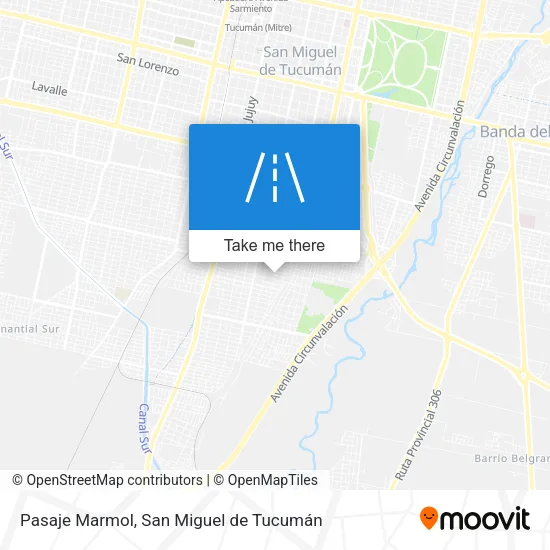 Mapa de Pasaje Marmol