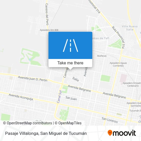 Mapa de Pasaje Villalonga
