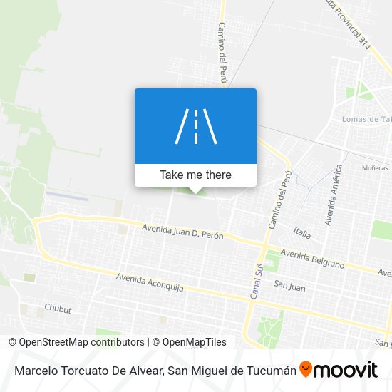 Marcelo Torcuato De Alvear map