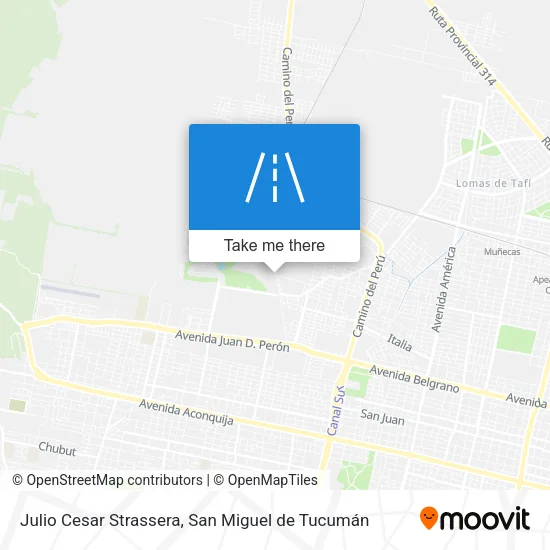 Mapa de Julio Cesar Strassera