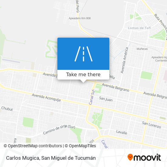 Carlos Mugica map