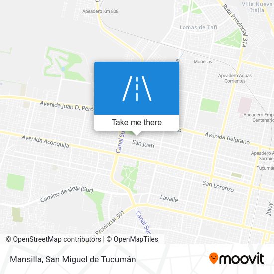 Mansilla map