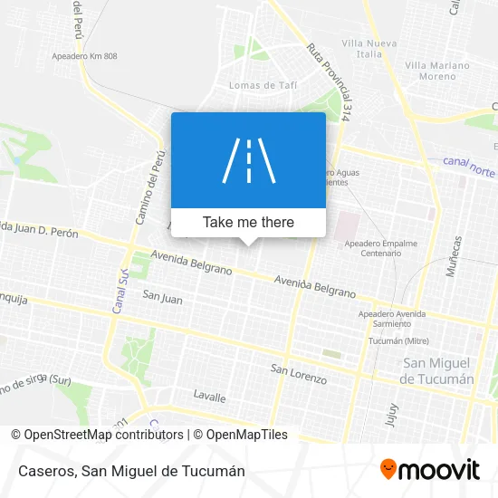 Mapa de Caseros