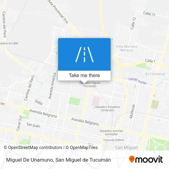 Mapa de Miguel De Unamuno