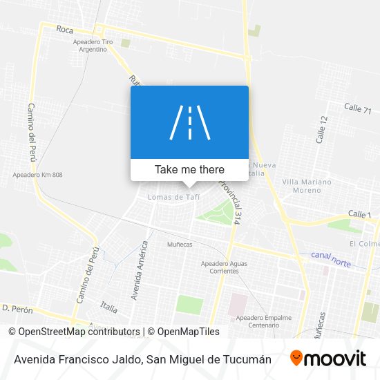 Mapa de Avenida Francisco Jaldo