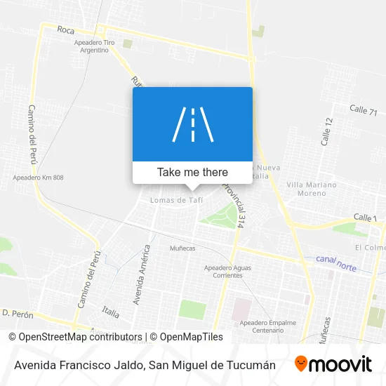 Mapa de Avenida Francisco Jaldo