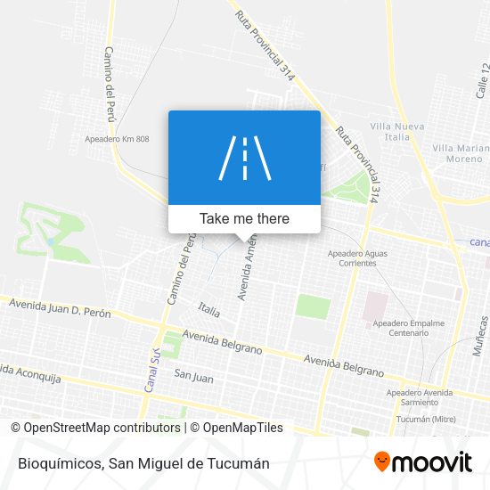 Mapa de Bioquímicos
