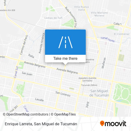 Enrique Larreta map