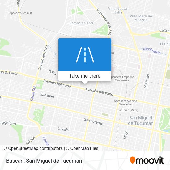 Bascari map