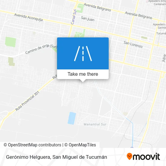 Mapa de Gerónimo Helguera