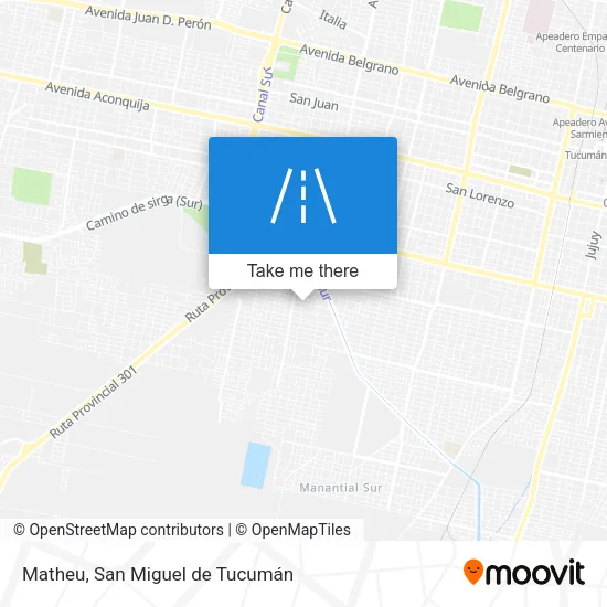 Mapa de Matheu