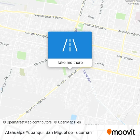 Mapa de Atahualpa Yupanqui