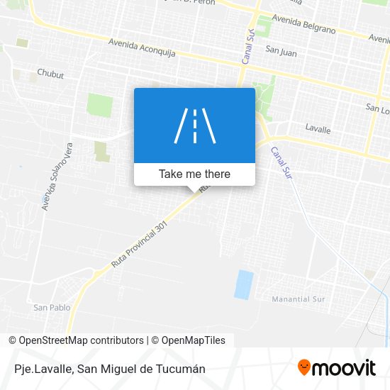 Mapa de Pje.Lavalle