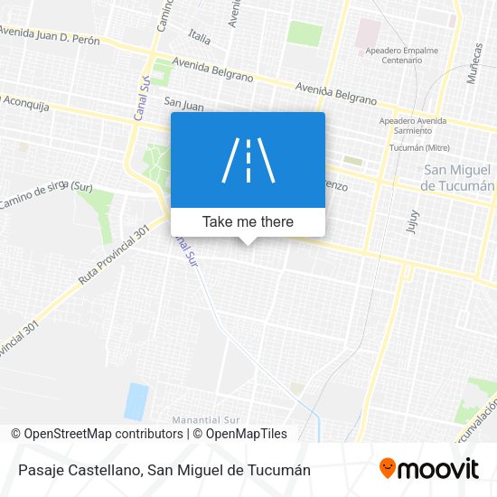 Pasaje Castellano map