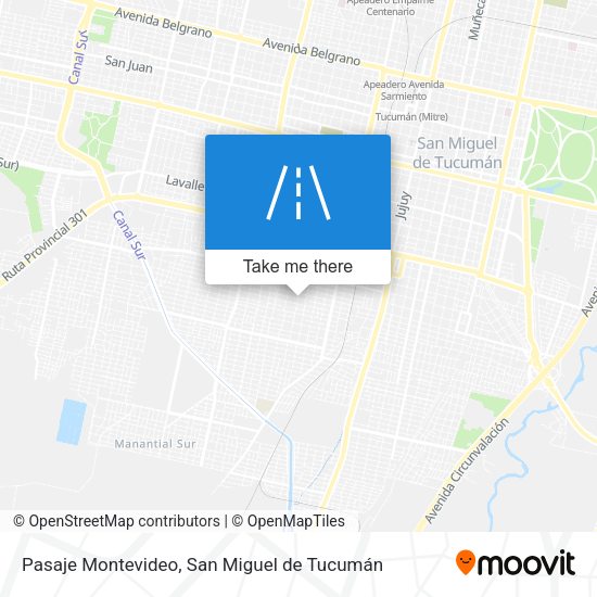 Pasaje Montevideo map