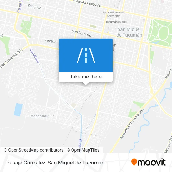 Mapa de Pasaje González