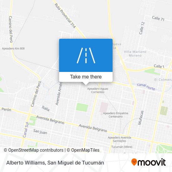 Alberto Williams map