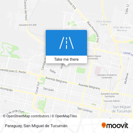 Paraguay map