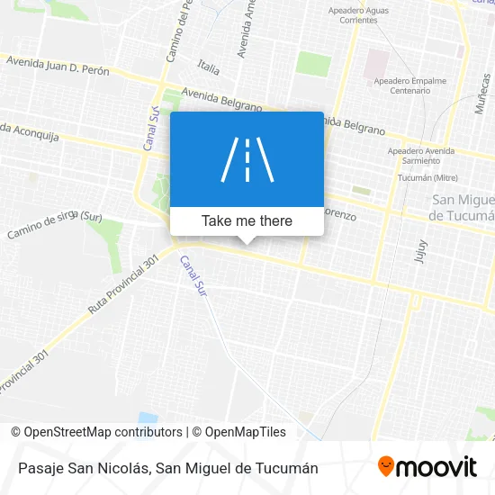 Pasaje San Nicolás map