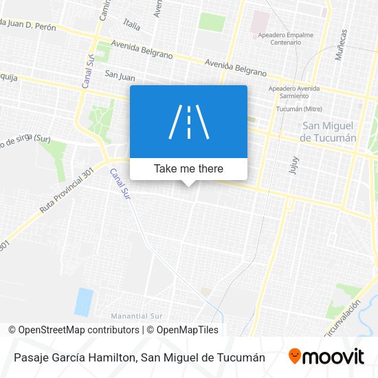 Pasaje García Hamilton map
