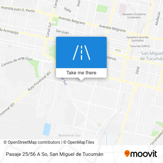 Mapa de Pasaje 25/56 A So