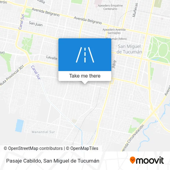 Mapa de Pasaje Cabildo