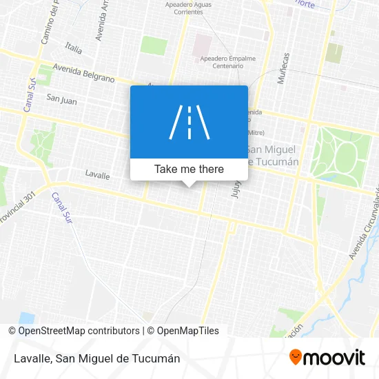 Mapa de Lavalle