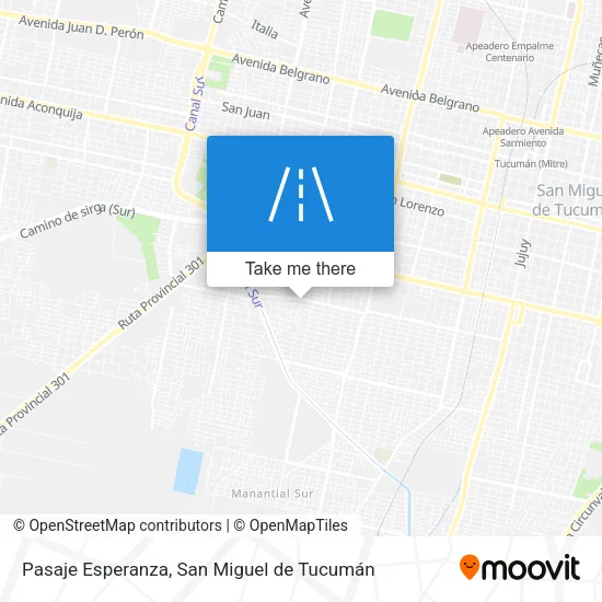 Mapa de Pasaje Esperanza