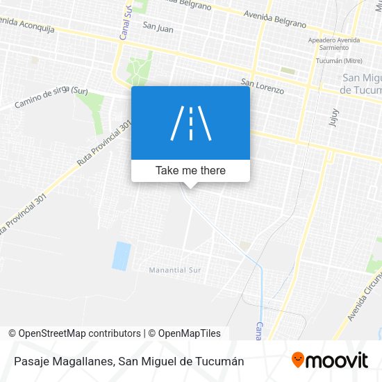 Pasaje Magallanes map