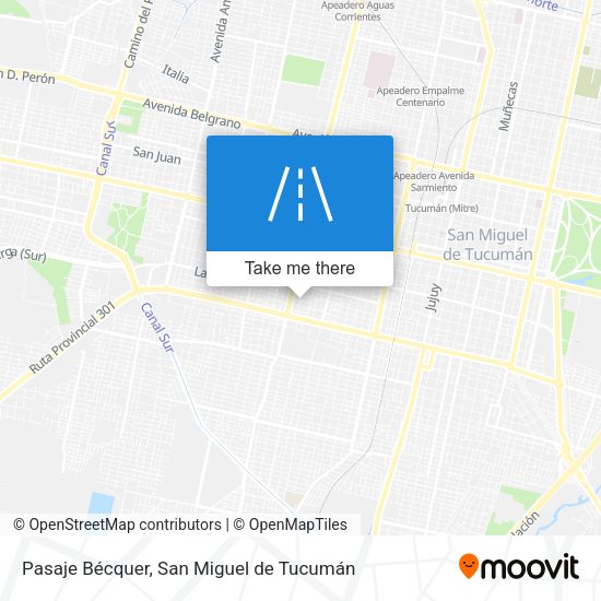 Pasaje Bécquer map