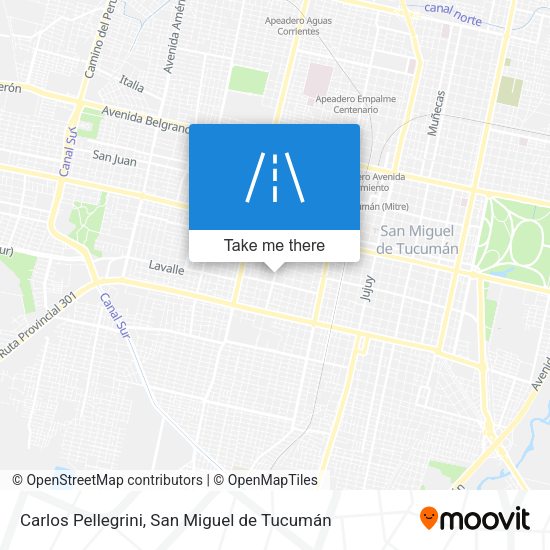 Mapa de Carlos Pellegrini