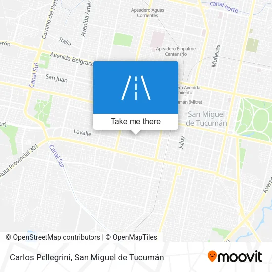 Mapa de Carlos Pellegrini