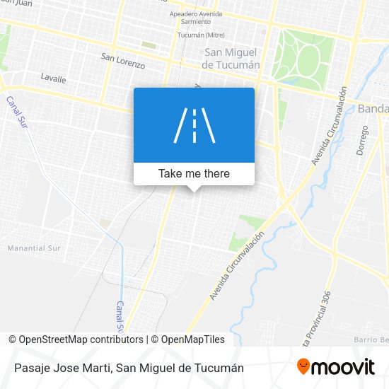 Mapa de Pasaje Jose Marti