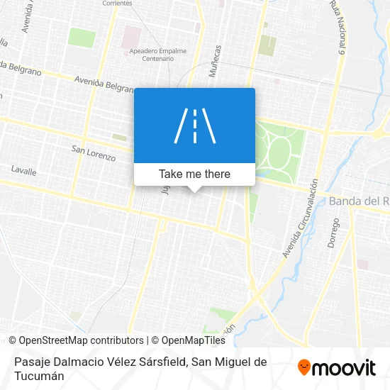Pasaje Dalmacio Vélez Sársfield map