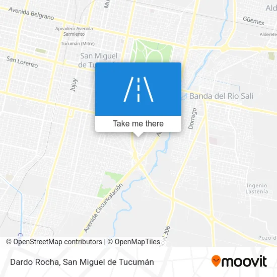 Mapa de Dardo Rocha